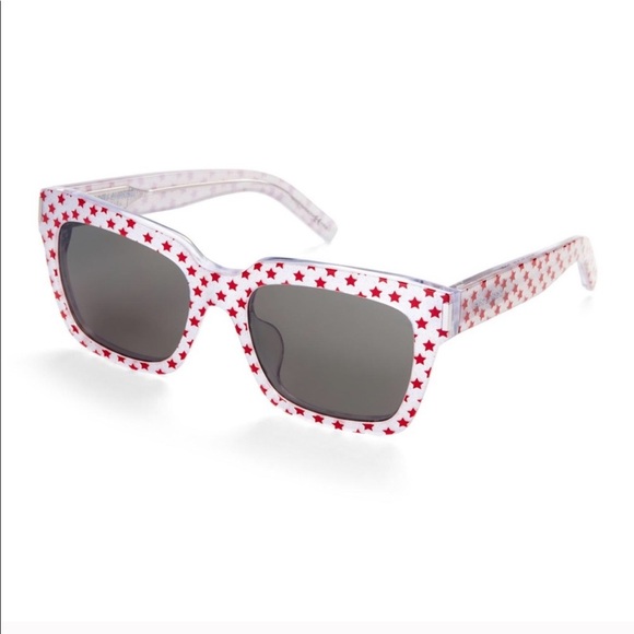 Saint Laurent glitter and red star sunglasses - Picture 1 of 12